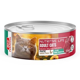 Resim Bio Pet Active Nutritive Life Kuzu Etli Ezme Kedi Konservesi 80 Gr 