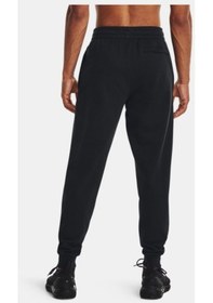 Resim Erkek UA Rival Fleece Eşofman Altı 1379774-001 Beyaz - Siyah 