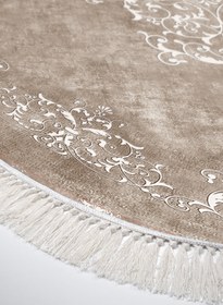 Resim Alanur Home Eko Trend Djt Yıkanabilir Kaymaz Taban Oval 3 Lü Yatak Odası Takımı 616 Klasik Bej 