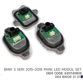 Resim Bmw 3 2015-2018 Park Led Modül Set 63117419615 