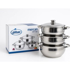 Resim Gülsan Mercan 6 Prç Güveç Tencere Seti 