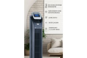 Resim Dijitsu VN10 Kule Tipi Vantilatör 3 Hızda Çalışma Seçeneği ile Sessiz ve Enerji Tasarruflu 