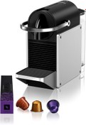 Resim Nespresso D62 Pixie Kahve Makinesi, Gümüş 