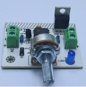 Resim 12V 24V Led Dimmer Motor Hız Kontrol Devresi 5 Amper 