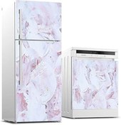 Resim Qedii Buzdolabı Ve Bulaşık Makinası Beyaz Eşya Sticker Kaplama Fırça İzi 