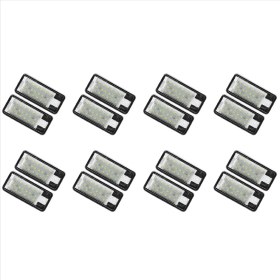 Resim Seraphic 1 8x Araba LED Lisans Numarası Audi A3 S3 8p A4 B6 B7 A5 A6 4f Q7 A8 S8 C6 (Yurt Dışından) 