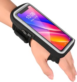 Resim Kebrela iPhone Pro Max Plus (16/15/14/13/12/11/X/XR), Galaxy S24/S10 için Kart Yuvalı Koşu Kol Bandı, Koşu Kol Bandı, Galaxy S24/S10 için, 7,0 inç Telefon Tutucu 