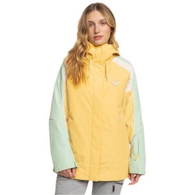 Resim Roxy Highridge Hoodie Kadın Sarı Snowboard Ceketi 