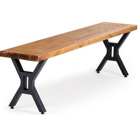 Resim T.concept Florawood Doğal Ladin Ahşap Bank 140 Cm 