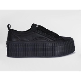 Resim Lufian Dıana Kadın Sneaker Siyahayakkabı 121230013-siyah Siyah 