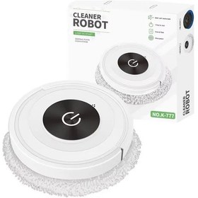 Resim 5'i 1 Arada Kablosuz Akıllı Robotlu Süpürge Çok Fonksiyonlu Süper Sessiz Mor Mor 