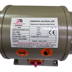 Resim Gürmaksan Zımpara Taş Motoru MONOFAZE-175 mm 