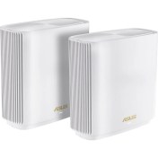 Resim Asus ZenWifi XT8 Wifi6 Gaming Ai Mesh AiProtectionPro Torrent Bulut Dlna Kablosuz Ağ Dağıtım Mesh Sistemi(Beyaz İkili Paket) 