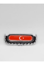 Resim SÜSLEN Türkiye Krom Metal Amblem Küçük Boy 
