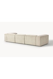 Resim Vivense LENA ÜÇLÜ FİTİLLİ KADİFE KOLTUK, BEYAZ 