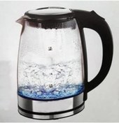 Resim Mena Rise Crwn Cam Gövdeli 1.8L Elektrikli Su Isıtıcı Kettle 1500W Hızlı Kaynatma LED Işıklı 1178227 
