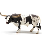 Resim Gerçekçi Teksas Longhorn Boğa Figür, PVC Malzeme, Elektriksiz, Çok Yönlü Oda Dekoru, İç Mekan Sergisi İçin 