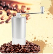 Resim Manuel Kahve Çekirdeği Espresso Baharat Öğütücü Makinesi Mutfak Taşlama Aracı Alüminyum Yeni 