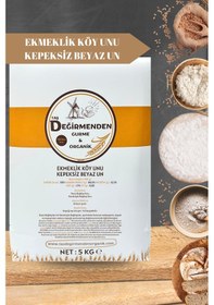 Resim Ekmeklik Köy Unu - Kepeksiz Beyaz Un - 5 Kilo 