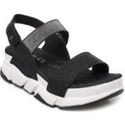 Resim Muya 31187 Z Kei D Platform Si Yah Kadın Sandalet Siyah 