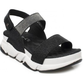 Resim Muya 31187 Z Kei D Platform Si Yah Kadın Sandalet Siyah 