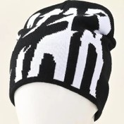 Resim 3'lü Set Modern Pikselli Bere Kapları - Siyah & Beyaz Video Oyunu Esinli Tasarım, Nefes Alabilir Akrilik Örgü Şapkalar ile Genişletme Fit ve Toka Kapanışlı, Erkekler için Unisex Kışlık Baş Giysisi (El Yuyulur) Güncel Stili Hip-Hop Tarzı ile Rahat Gezi Üniformaleri İdeal olan Casual Outfits 