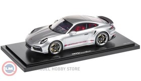 Resim 1:18 Spark 2023 Porsche 911 Turbo Sonderwunsch First turbo - remastered (992) Silver 