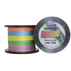 Resim Captain Dynamic Pe 8 Örgü Spin İp Misina 1500mt Multi Color 