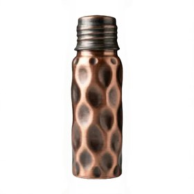 Resim Bakırzen Black Hammered Copper Water Bottle 550ml (18.59 fl oz) 