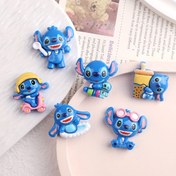 Resim 10 Adet Disney Çizgi Film Reçine Aksesuarları DIY Stitch Krem Yapışkanlı Telefon Kılıfı Saç Tokası Delgeç Ayakkabı Sticker, Bileklik Kolye Çanta Bandana El İşi Seti, Rahatlatıcı Eğlence İçin, Ofis Mıknatısları Kitap Ayracı Masa Dekoru Kutu Ayna Oda Süsleme 