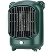 Resim Hfambition Yeşil Mini Masa Üstü Isıtıcı - Ofis Ve Ev İçin Sessiz Ptc Seramik Isıtıcı, 500w 