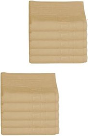 Resim Mira Home 10'lu Otel Ayak Havlusu Bukle Ayak İzli 50x70 Cm 250 Gr Pamuk Polyester Kahve 