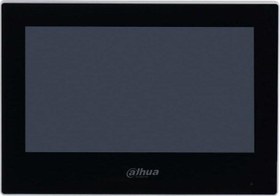 Resim VTH2621G-WP 7" TFT LCD Dokunmatik Ekran Wifi Çok Yönlü Mikrofon Villa Tipi İntercom İç Ünite Siyah Kasa 