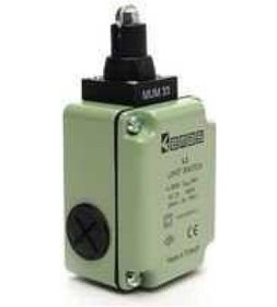 Resim Emas L1K13MUM331 L1 Metal Gövde 13 mm Metal Makaralı Pim Ani Hareketli 1NO+1NC Sınır Şalter 