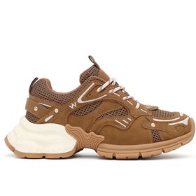 Resim Derimod Kadın Camel Bağcıklı Kalın Tabanlı Sneaker, Kışlık Spor Ayakkabı 25AFD430414 