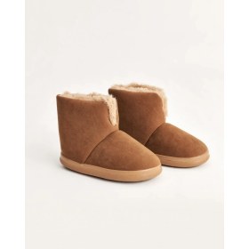 Resim Chirpy Harper Kadın Kışlık Panduf Camel Nubuk İçi Peluş Kumaşlı Konforlu Tasarım 