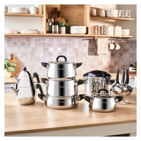 Resim Karaca Tokyo Powersteel 316+ Çelik 17 Parça Çeyiz Seti 