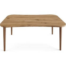 Resim Esma Orta Sehpa Ahşap Ayaklı Sehpa - Çam 