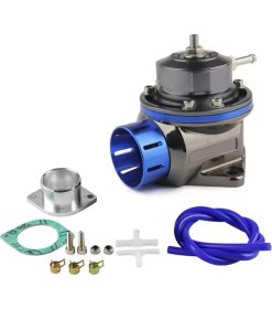 Resim Journeyman1 Evrensel Turbo Emniyet Valfi Kiti Stil Fv Intercooler Atık Kapısı Egzoz Valfi Araba Modifikasyonu Için Mavi (Yurt Dışından) 