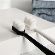 Resim 4 Adet Hassas Dişler ve Diş Eti için Mikro Nano Diş Fırçaları, Ultra Yumuşak Manuel Tam Başlıklı Kıllar, Orta Sertlik, Kokusuz Ağız Bakımı Yetişkinler İçin 