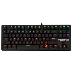 Resim Gamdıas Hermes-e2, Usb Kablolu, İngilizce, Rainbow Backlight, Blue Mekanik Switch, Gaming Klavye 12934554 