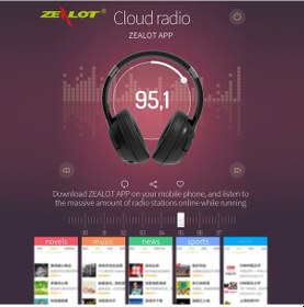 Resim Lemestar "zealot B36 Spor Kulaklık: Bluetooth 5.0, Derin Bass, Sd Kart Desteği, Katlanabilir Tasarım" 