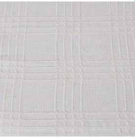 Resim Soft Püsküllü Koltuk Örtüsü - Ekru - 90x210 Cm Çok Renkli 