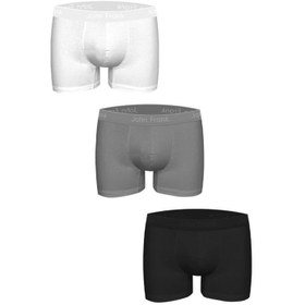 Resim John Frank Natural Modal 3'lü Erkek Boxer JF3BMODNA06 (JF3BMODNA06) 