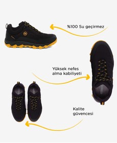 Resim Greyder Kadın Siyah Sarı Su Geçirmez Outdoor Ayakkabı 5K2GA00171 