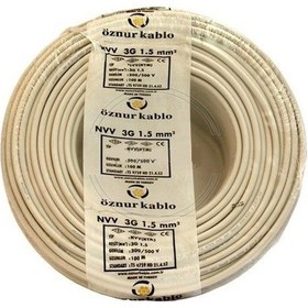 Resim 3X1.5 Nym Antigron Kablo Öznur 10 Metre 