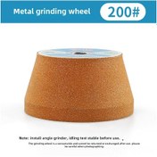 Resim Aubyhe Zituo Metal Taşlama Pabuçluğu: Kalınlaşmış Katı Dökme Demir, Ultra Sert Malzeme, Profesyonel Metal Ve Dökme Demir Taşlama-polişaj 200 İnce 