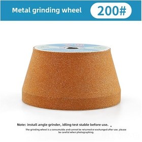 Resim Aubyhe Zituo Metal Taşlama Pabuçluğu: Kalınlaşmış Katı Dökme Demir, Ultra Sert Malzeme, Profesyonel Metal Ve Dökme Demir Taşlama-polişaj 200 İnce 