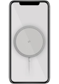 Resim Polosmart Psm68 Magsafe Mıknatıslı Kablosuz Şarj Cihazı Beyaz 