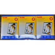 Resim Kodak 270 G 15X21 300 Adet Inkjet Parlak 100'Lük Fotoğraf Kağıdı 